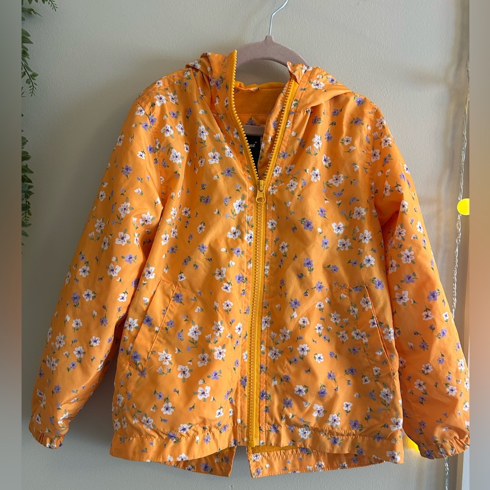 Floral Kids Rain Jacket